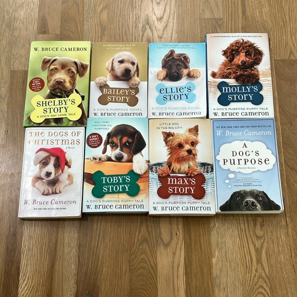 Lot of 8 Eight A Dog's Purpose Puppy Tale Books By W. Bruce Cameron - Picture 1 of 10
